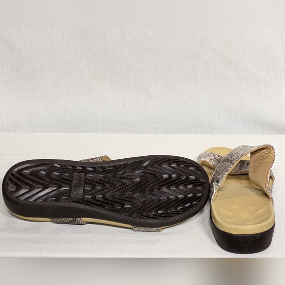 NEW Megnya Womens Plantar Fasciitis Walking Slides Orthotic Sandals Sz 9 - Picture 4 of 5